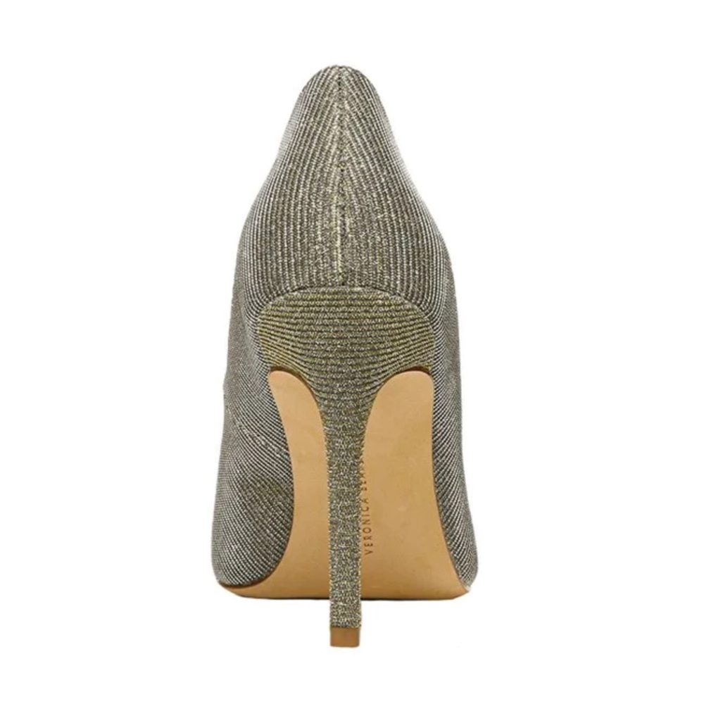 Veronica‎ Beard NEW Nathalia Lurex Metallic Pump Heels Size 10 - Picture 7 of 16